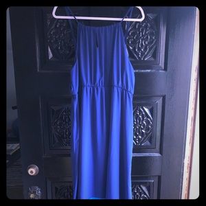 Color block hi-lo sun dress